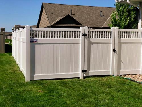 Residential Vinyl - Privacy with Accent - American Fence Company of ...